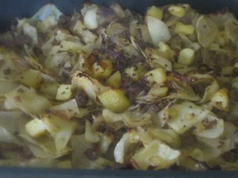 Kartoffel-Kraut-Hack-Auflauf - Rezept - Bild Nr. 7