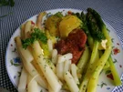 Zweierlei  Spargel mit Petersilienkartoffeln - Rezept