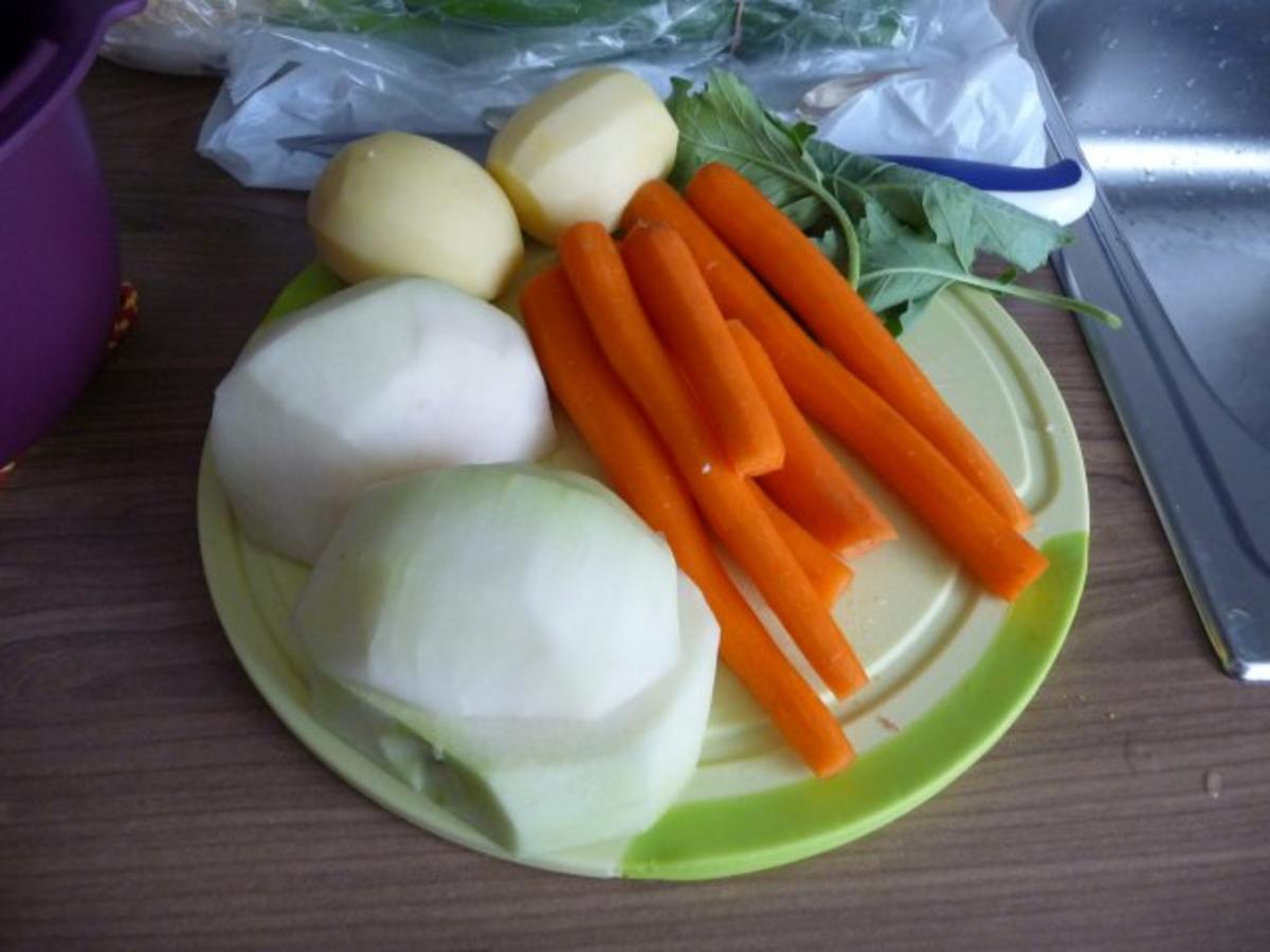 Beilage : Kartoffel - Möhren - Kohlrabi - Brei - Rezept - Bild Nr. 2