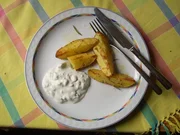 Rosmarin-Kartoffeln mit Gorgonzola-Creme - Rezept