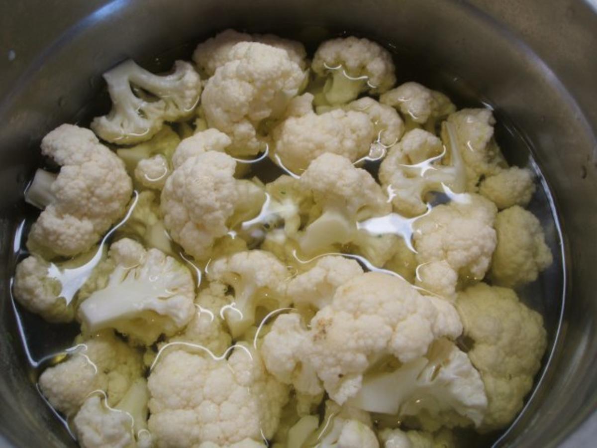 Auflauf: Blumenkohl-Broccoli-Auflauf mit geräuchertem Schweinehalsbraten - Rezept - Bild Nr. 6