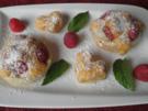 Gratinierte Mini - Himbeer - Törtchen - Rezept