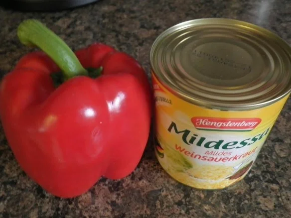 Zander auf Paprikakraut mit Rieslingsoße - Rezept - Bild Nr. 5