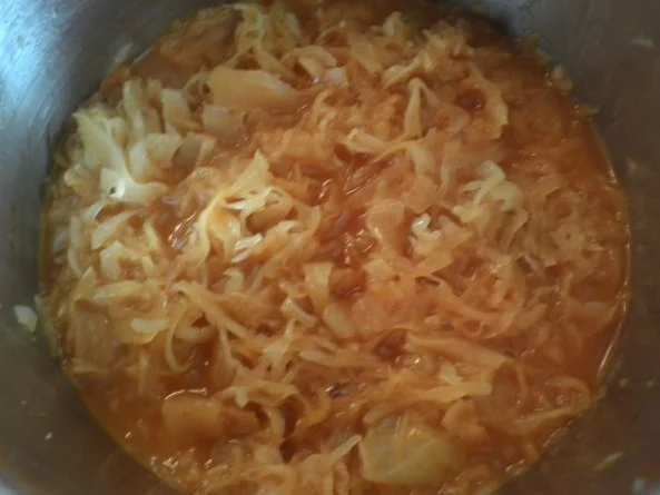 Zander auf Paprikakraut mit Rieslingsoße - Rezept - Bild Nr. 9