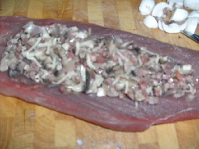 Gefülltes Schweinefilet in Estragonsoße - Rezept - Bild Nr. 5