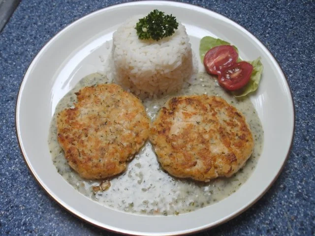 Lachsfrikadellen - Rezept
