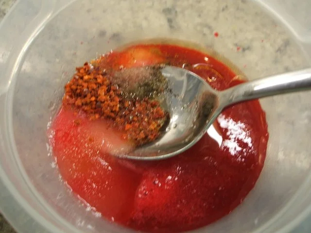 Rezept: Salate: (Fast) Roher Blumenkohlsalat mit Johannisbeerdressing Bild Nr. 5 Salate: (Fast) Roher Blumenkohlsalat mit Johannisbeerdressing - Rezept - Bild Nr. 5