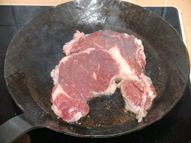 Fleisch: Rumpsteak mit gebratener Zucchinie - Rezept - Bild Nr. 2