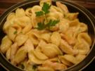 Nudeln mit Hähnchenbrustfilet-Gorgonzola-Sauce - Rezept