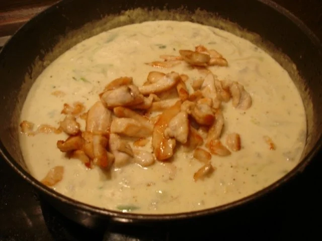 Nudeln mit Hähnchenbrustfilet-Gorgonzola-Sauce - Rezept - Bild Nr. 15