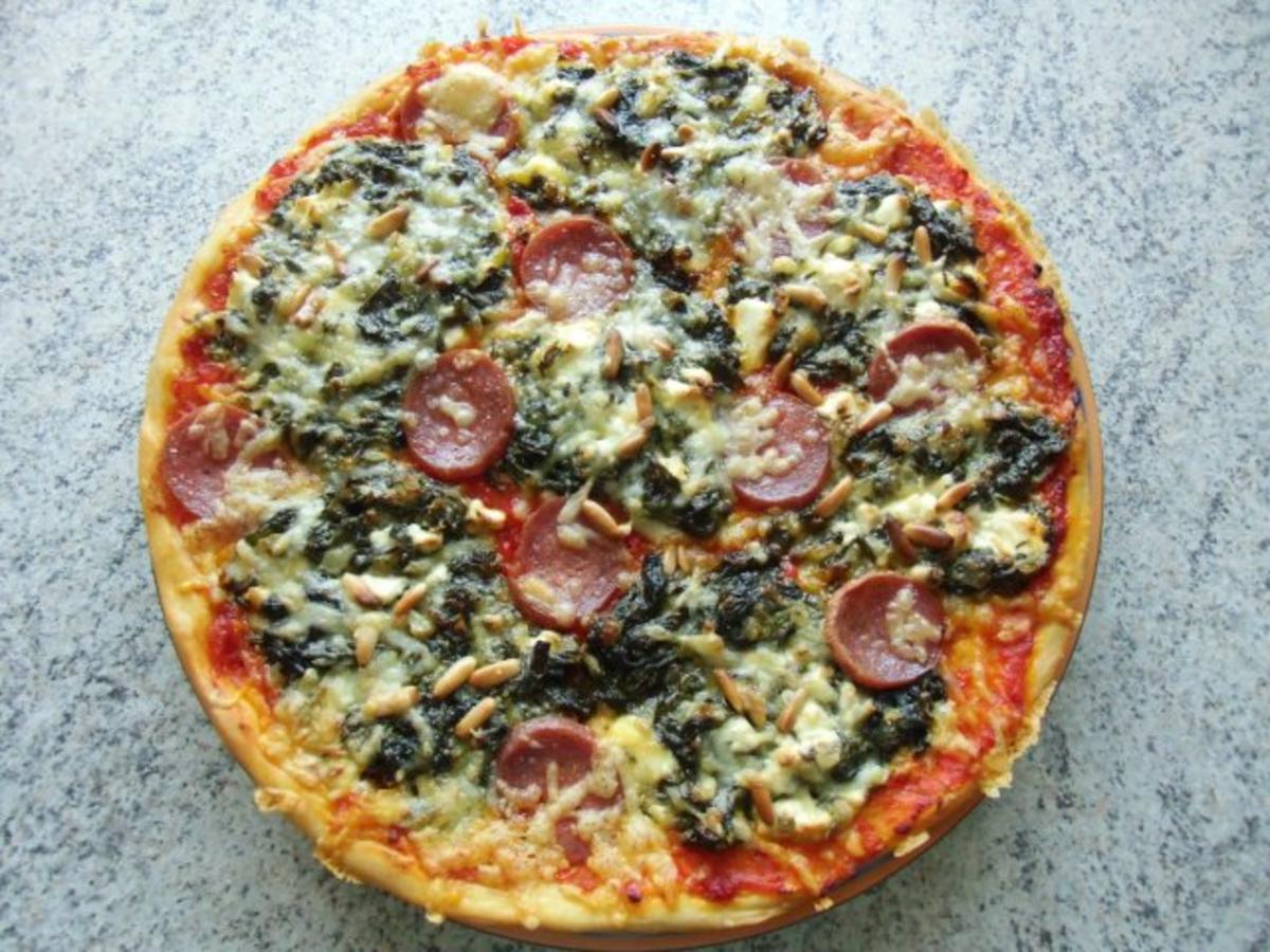 Bilder für &#9829 Spinat - Pizza &#9829 - Rezept