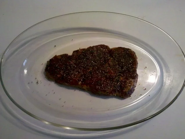 Rezept: Fleisch: Mariniertes Nackenkotelett im mediteranem Gemüsebett Bild Nr. 4 Fleisch: Mariniertes Nackenkotelett im mediteranem Gemüsebett - Rezept - Bild Nr. 4