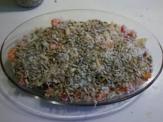 Rezept: Fleisch: Mariniertes Nackenkotelett im mediteranem Gemüsebett Bild Nr. 9 Fleisch: Mariniertes Nackenkotelett im mediteranem Gemüsebett - Rezept - Bild Nr. 9