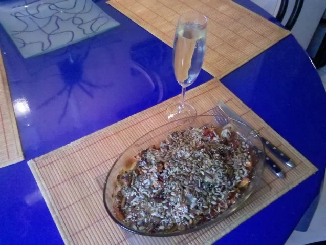 Rezept: Fleisch: Mariniertes Nackenkotelett im mediteranem Gemüsebett Bild Nr. 14 Fleisch: Mariniertes Nackenkotelett im mediteranem Gemüsebett - Rezept - Bild Nr. 14