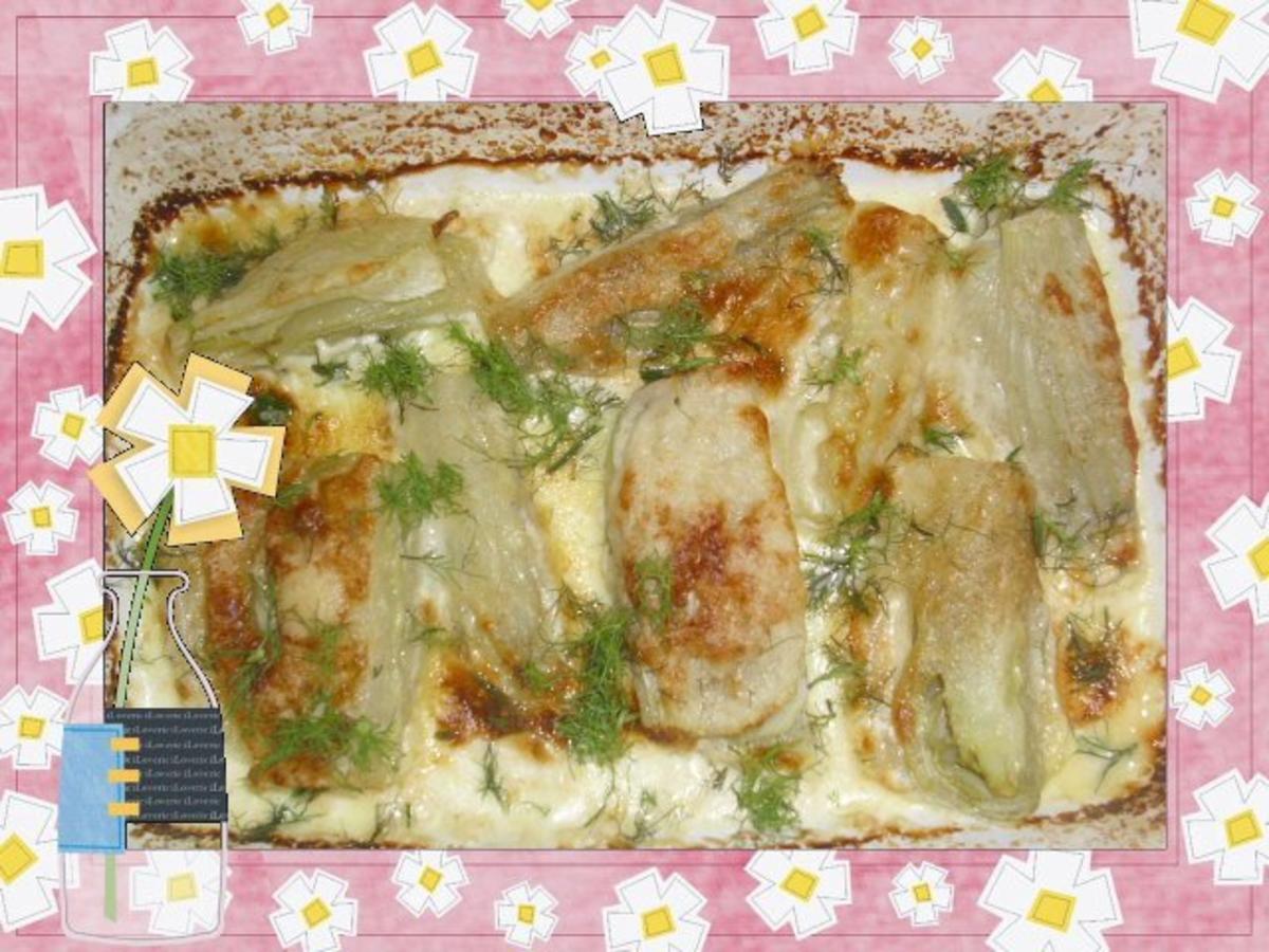 Fenchelgratin mit Tomatensoße - Rezept