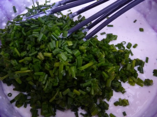 Rezept: Preiswert : Schnittlauch - Quark mit Pellkartoffeln Bild Nr. 2 Preiswert : Schnittlauch - Quark mit Pellkartoffeln - Rezept - Bild Nr. 2