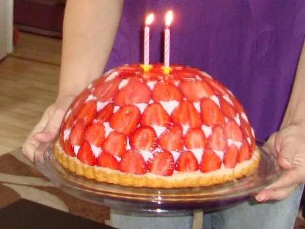 Erdbeer-Joghurt-Quark Kuppel - Rezept