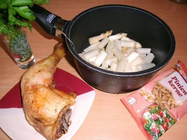 Grillhähnchenschenkelsalat - Rezept - Bild Nr. 3