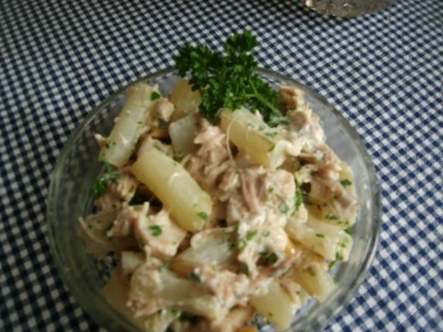 Grillhähnchenschenkelsalat - Rezept - Bild Nr. 2