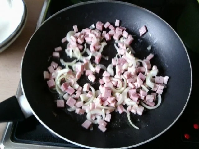 Spaghetti Carbonara mit grünem Spargel - Rezept - Bild Nr. 2