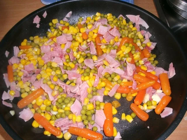 bunte Gemüsepfanne mit Nudeln - Rezept - Bild Nr. 5