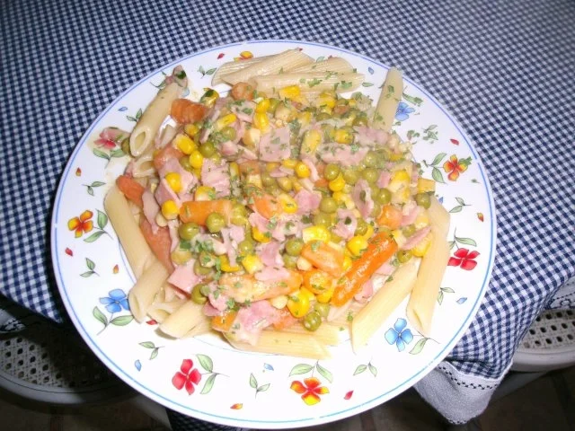 bunte Gemüsepfanne mit Nudeln - Rezept - Bild Nr. 7