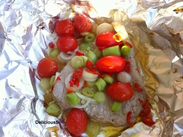 Thunfisch - Steak vom Grill mit Gemüse - Rezept - Bild Nr. 2