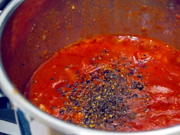 Spaghetti all' arrabbiata - Rezept - Bild Nr. 8