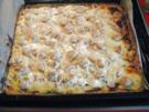 Rhabarber - Streusel - Kuchen mit Quarkfüllung - Rezept