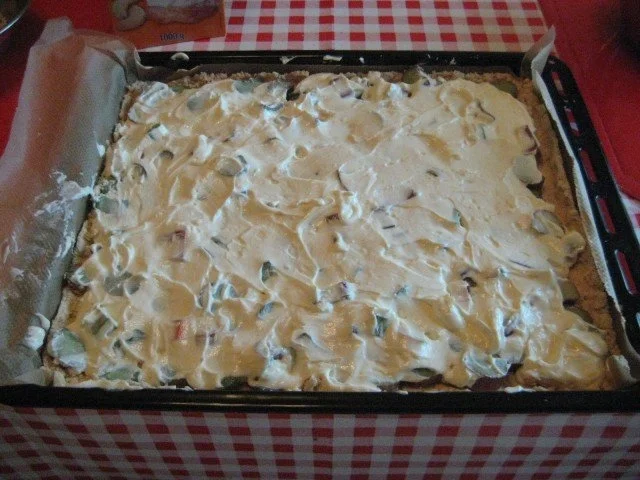 Rhabarber - Streusel - Kuchen mit Quarkfüllung - Rezept - Bild Nr. 10