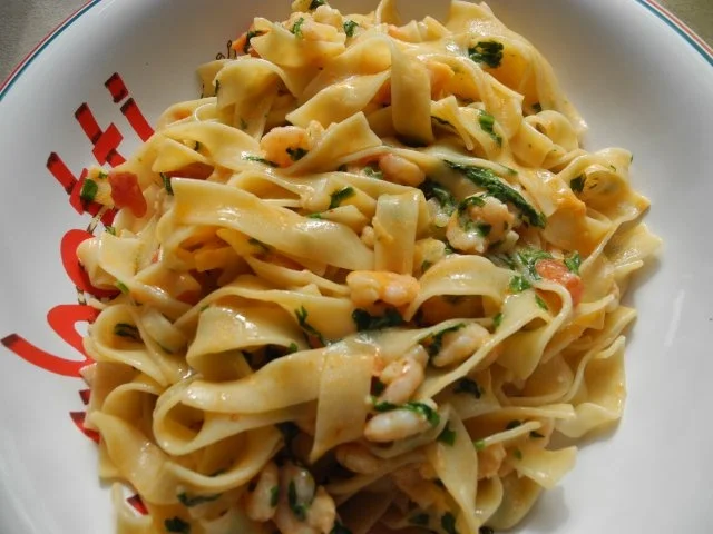 Garnelen-Tomaten-Pfanne - Rezept