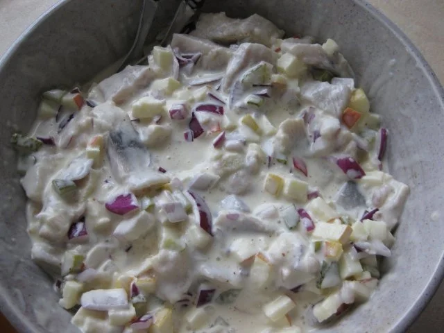 Rezept: Matjessalat Ostfriesland Bild Nr. 3 Matjessalat Ostfriesland - Rezept - Bild Nr. 3