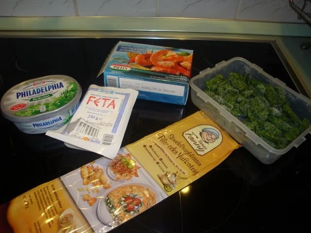 Spinat-Käse-Garnelen Strudel - Rezept - Bild Nr. 2