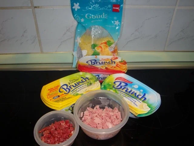 Rezept: Blätterteig mit dreierlei Füllung Bild Nr. 2 Blätterteig mit dreierlei Füllung - Rezept - Bild Nr. 2