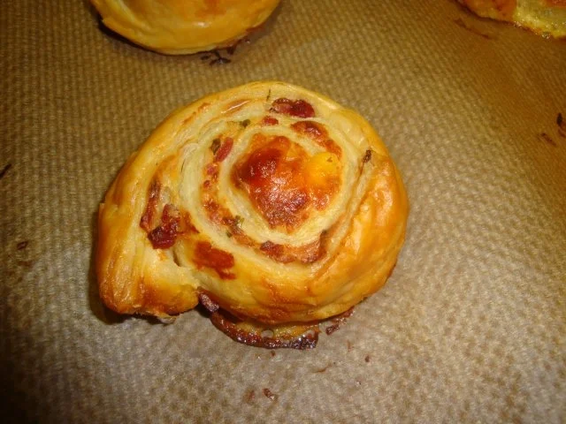 Rezept: Blätterteig mit dreierlei Füllung Blätterteig mit dreierlei Füllung - Rezept