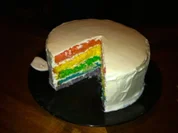 Regenbogentorte - Rezept