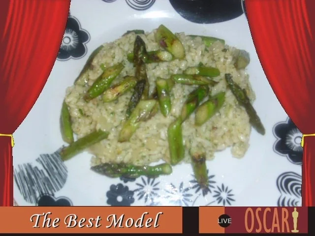 Kerbelrisotto mit grünem Spargel - Rezept