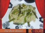 Kerbelrisotto mit grünem Spargel - Rezept