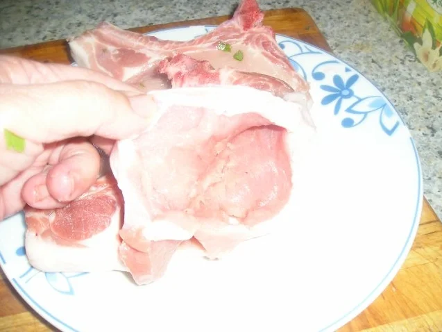 Rezept: Gefüllte Schweinskotelett Bild Nr. 4 Gefüllte Schweinskotelett - Rezept - Bild Nr. 4