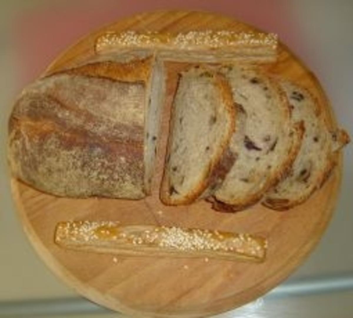 Olivenbrot - Zeytinli ekmek - Rezept