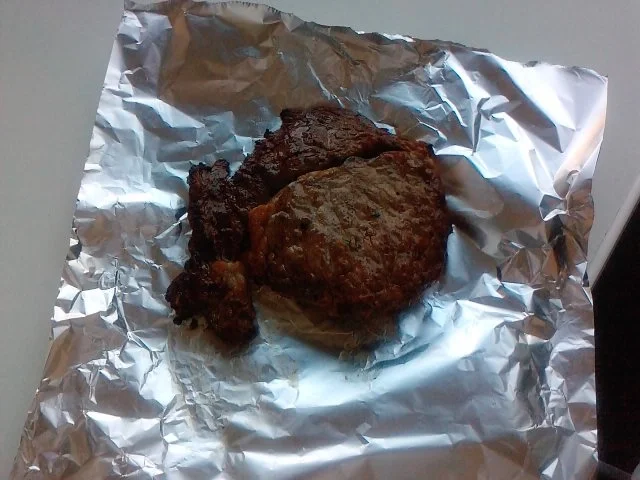 R I B S & C H I P S Part Two --  Das "Hurra-Wir sind im Viertelfinale Rib-Eye-Steak" - Rezept - Bild Nr. 12