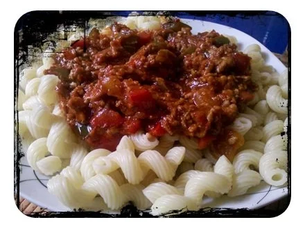 Hackfleisch: Hackfleischsoße â la Gudrun - Rezept