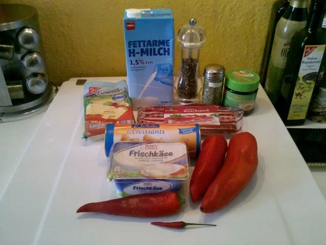 Rezept: Herzhaftes Gebäck: Käseecken Bild Nr. 2 Herzhaftes Gebäck: Käseecken - Rezept - Bild Nr. 2