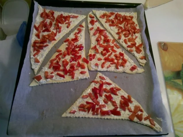 Rezept: Herzhaftes Gebäck: Käseecken Bild Nr. 4 Herzhaftes Gebäck: Käseecken - Rezept - Bild Nr. 4