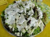 Birnensalat mit Edelschimmelkäse und Roquefort - Rezept