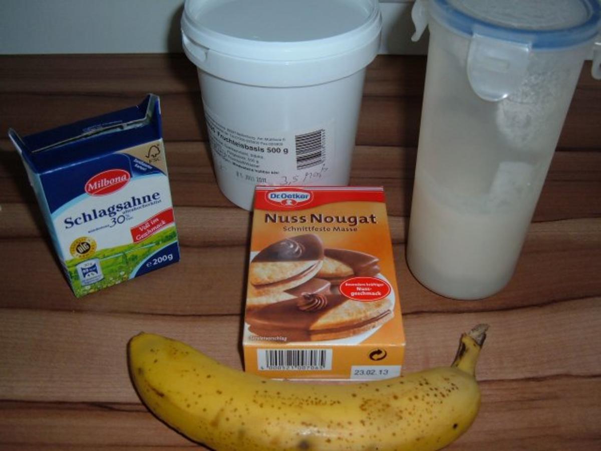 Eis : Banane - Kokos - Nougat - Rezept - Bild Nr. 3