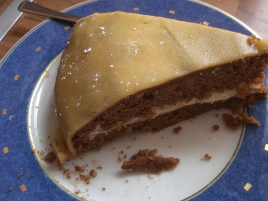 Marzipan-Nuss-Nougat-Torte mit Buttercreme - Rezept - kochbar.de