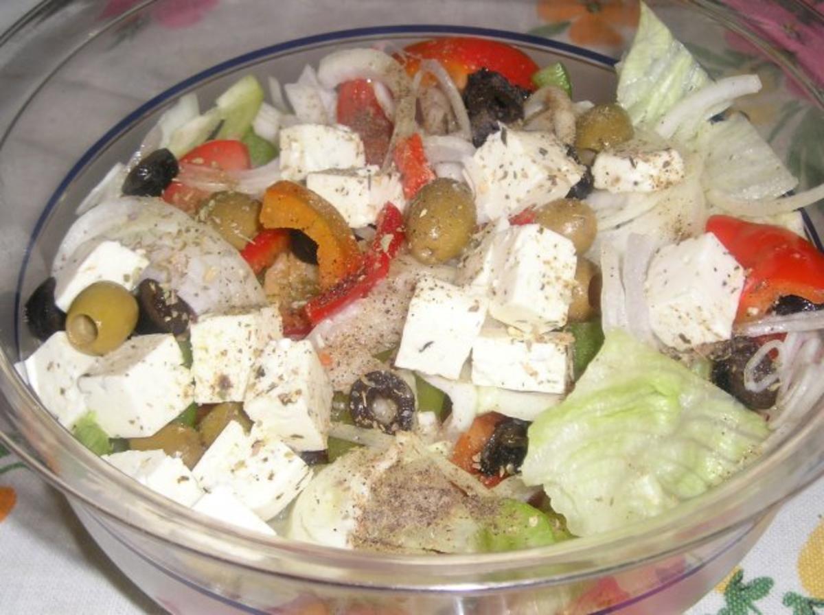 Griechischer Salat - Rezept Eingereicht von Kluger