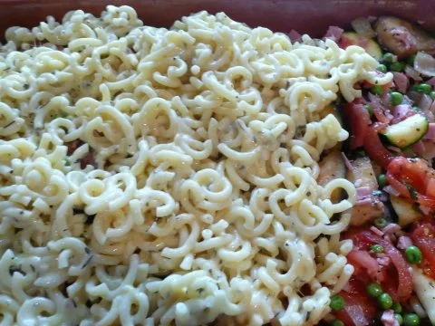 Rezept: Sardischer Hörnchenauflauf Bild Nr. 2 Sardischer Hörnchenauflauf - Rezept - Bild Nr. 2