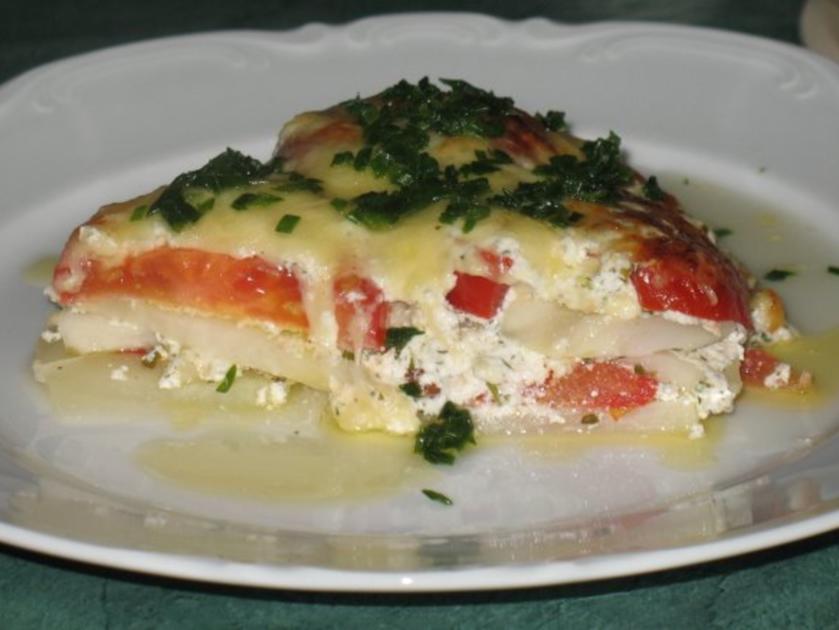 Gemüse Kohlrabi und Tomaten überbacken - einfach - von chrissi720